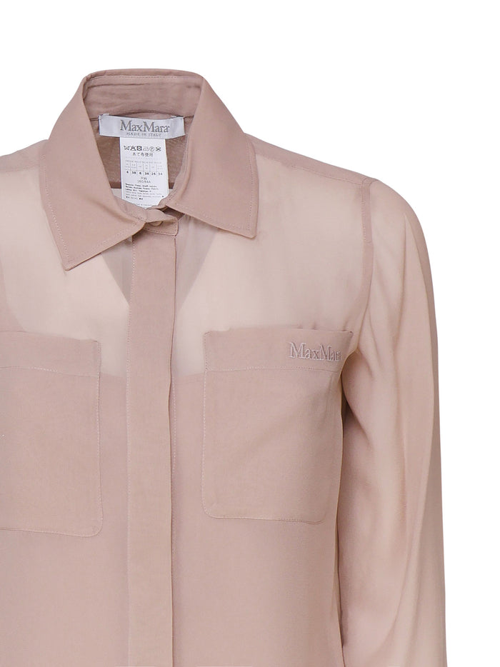 Max Mara Shirts Powder Seta acetato