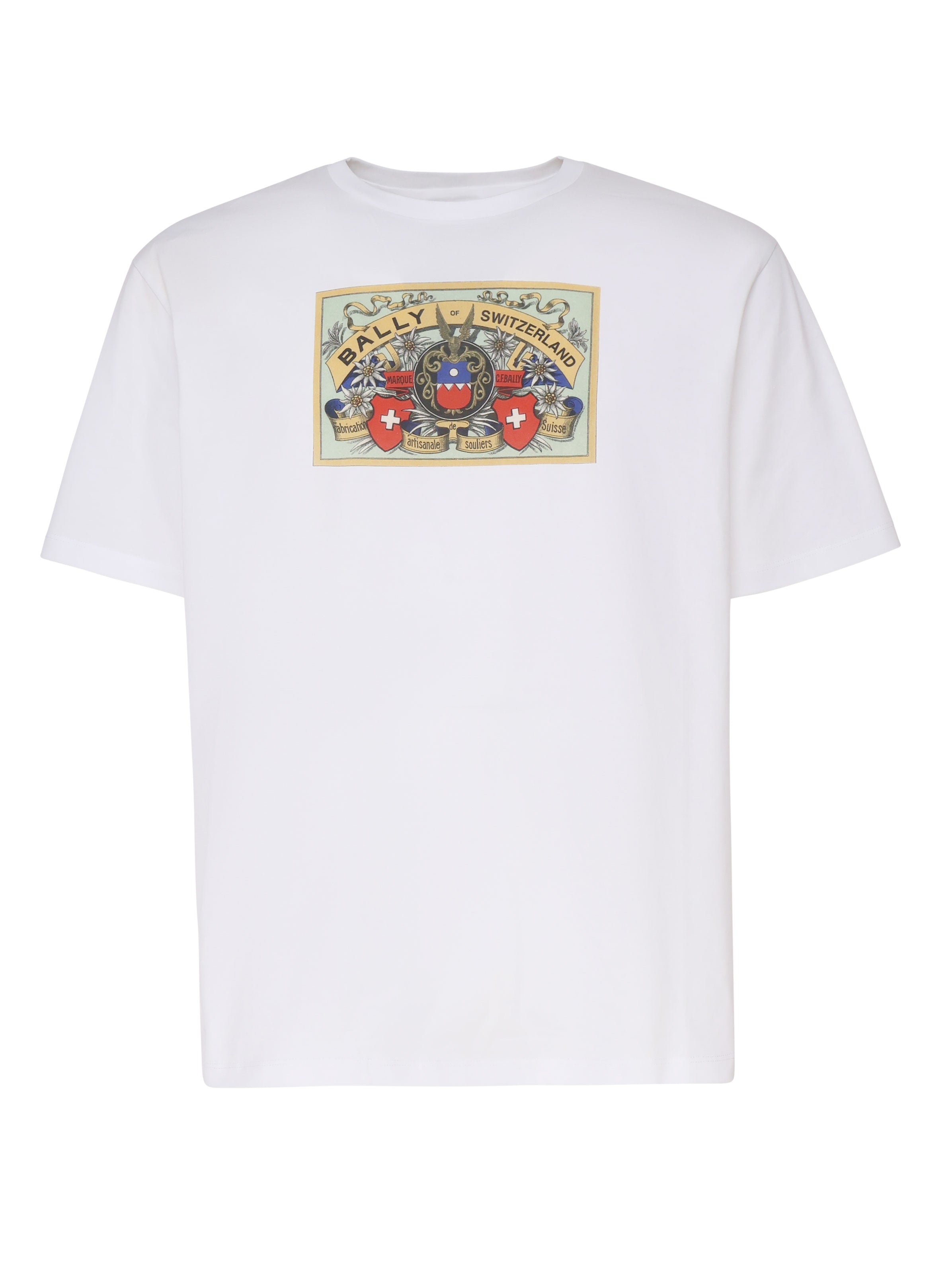 Bally T-shirts and Polos White Organic Cotton