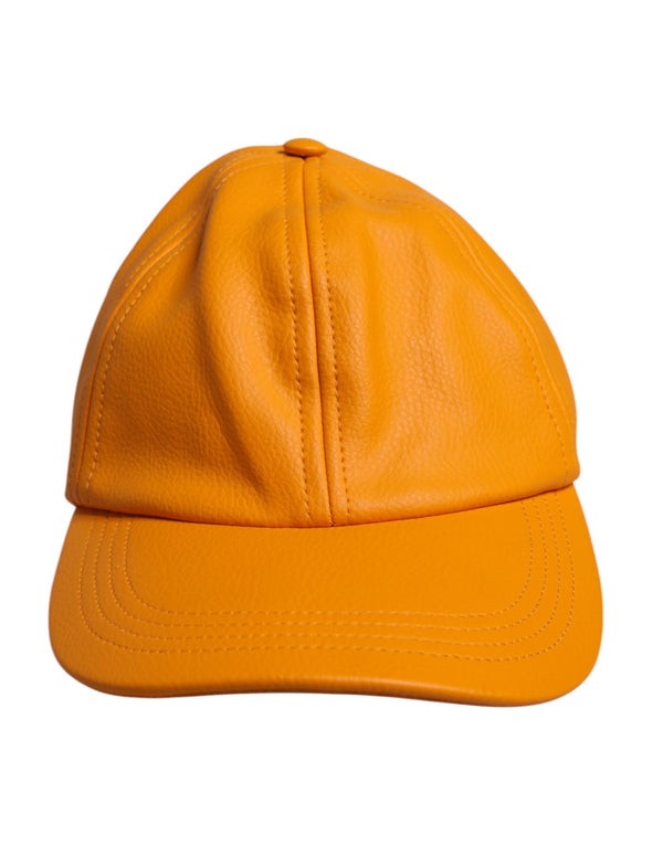 Dolce & Gabbana HAT9720 97% Cotton baseball cap in orange