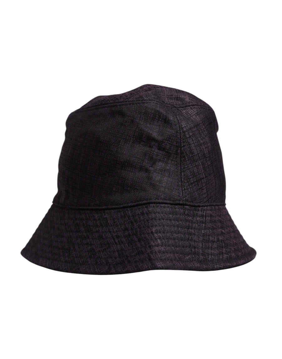 Dolce & Gabbana HAT9731 100% Nylon bucket hat in black