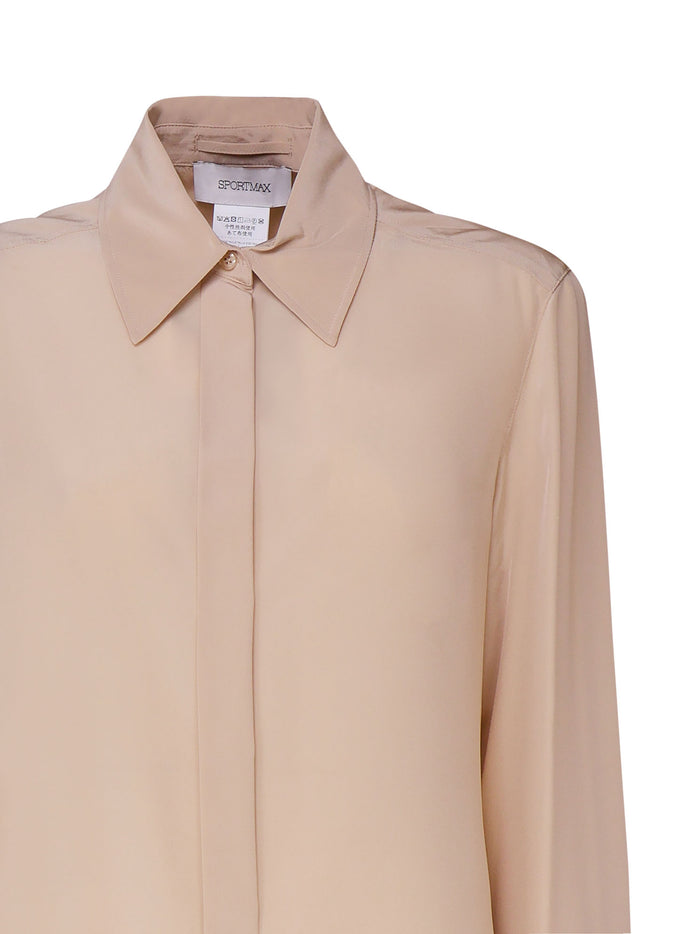 Sportmax Shirts Nude Silk