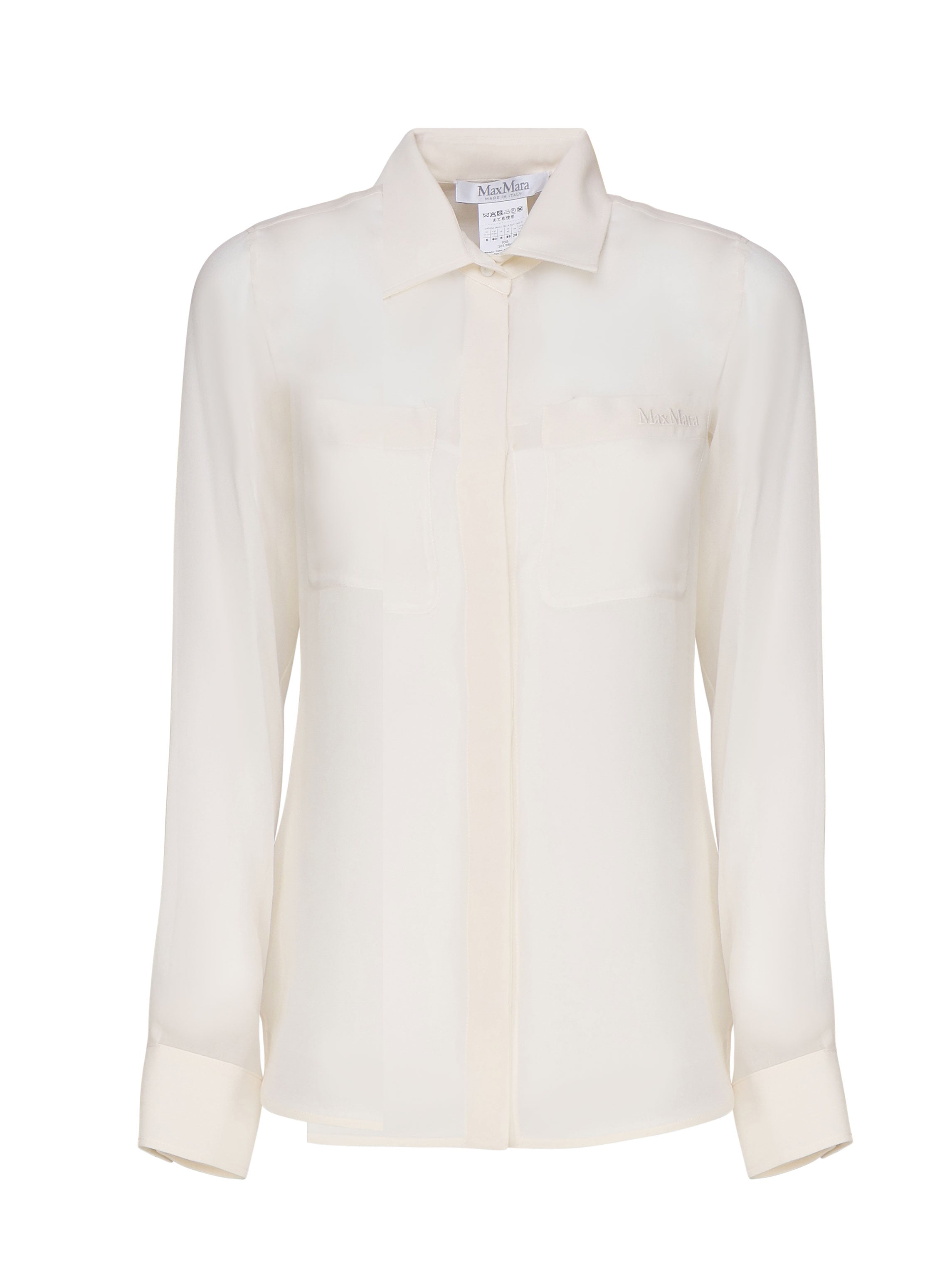 Max Mara Shirts Yellow Seta acetato