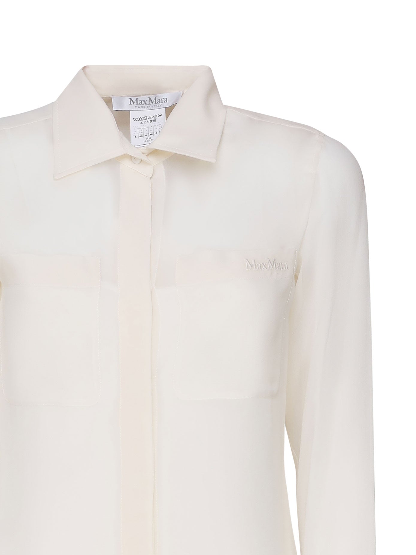 Max Mara Shirts Yellow Seta acetato