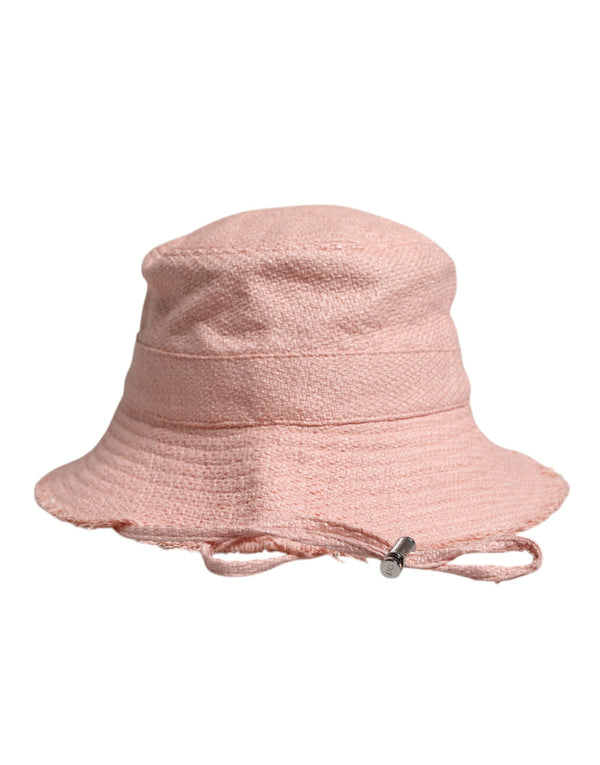 Dolce & Gabbana HAT9757 100% Cotton bucket hat in pink