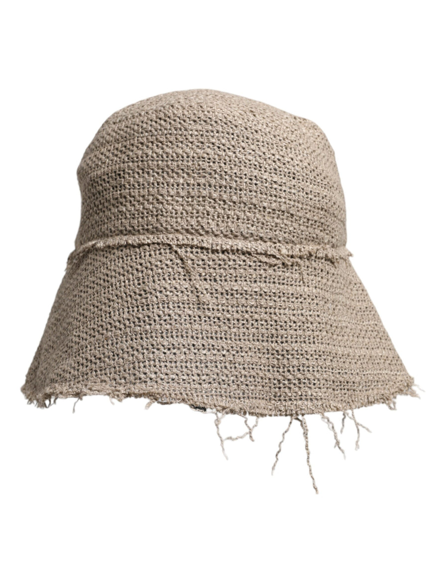 Dolce & Gabbana HAT9759 55% Linen 30% Cotton 10% Polyester 5% Nylon bucket hat in beige
