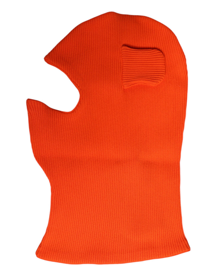 Dolce & Gabbana HAT9766 100% Cotton balaclava in orange — view 2