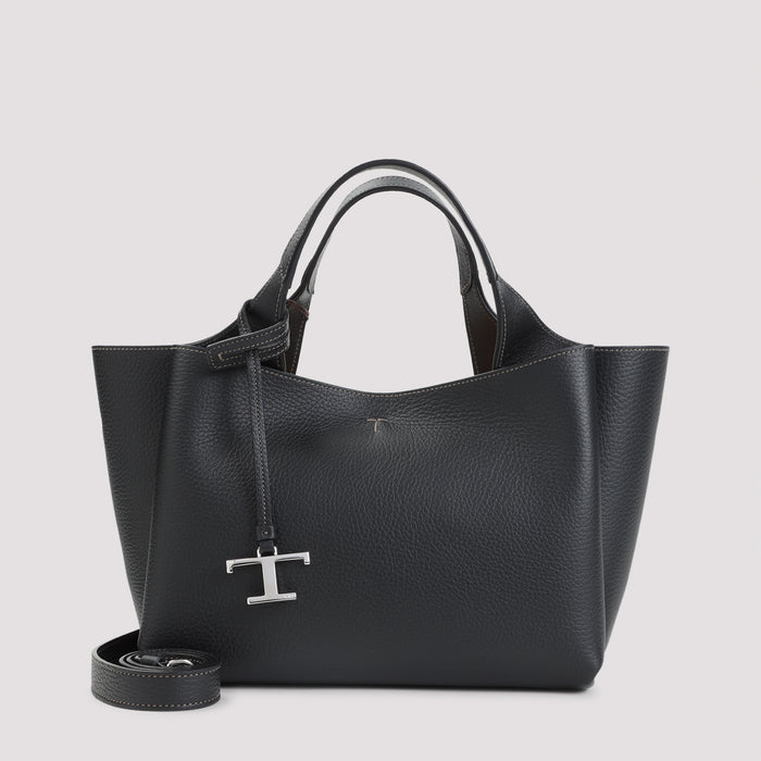 Ala Mini Leather Bag Black Grained