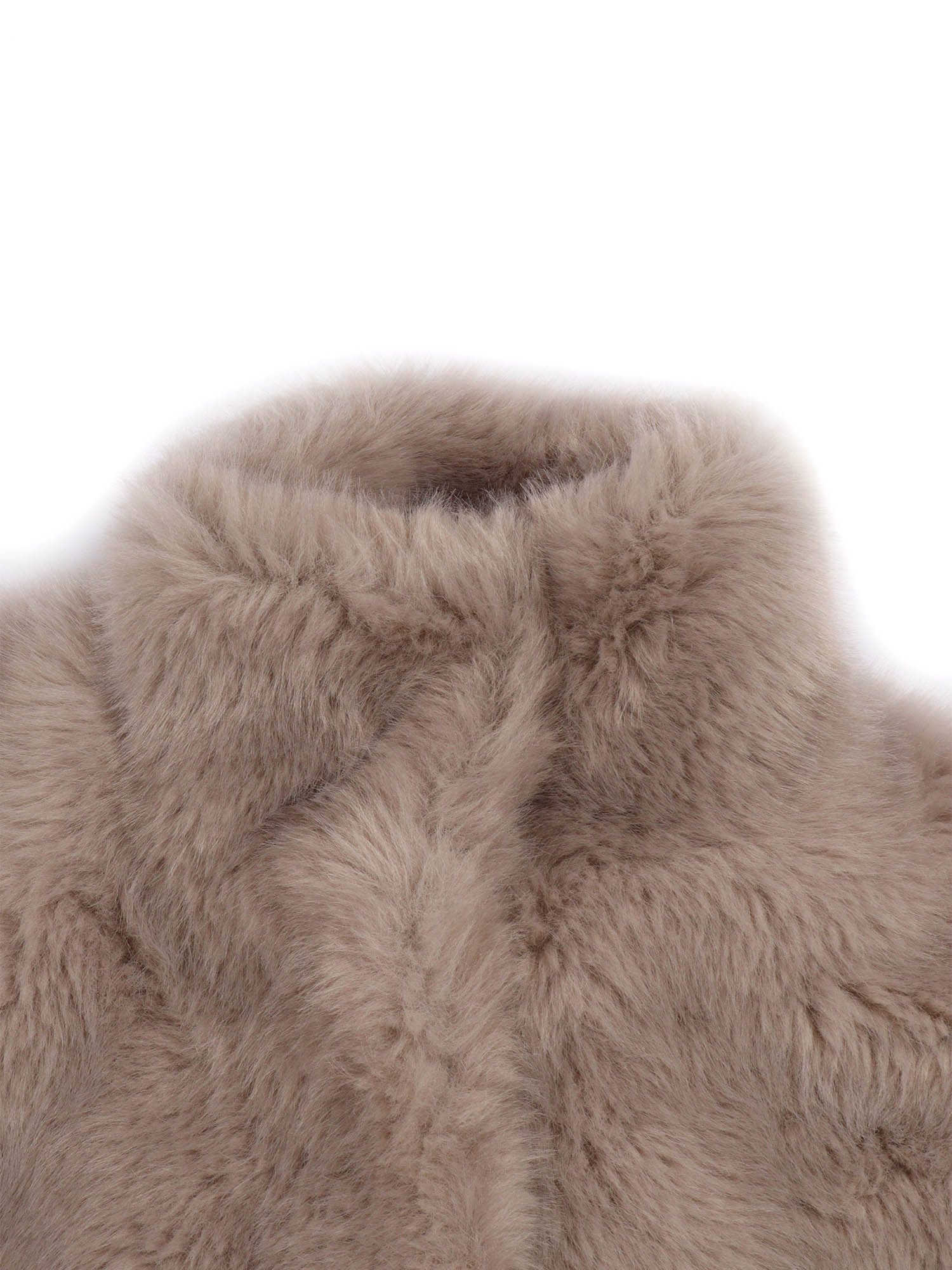 Coat Brown Polyester Fabric 2