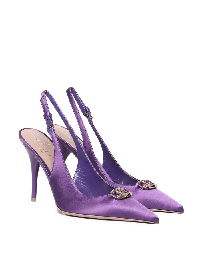 Valentino Garavani With Heel Electric Violet/amethiste Calfskin