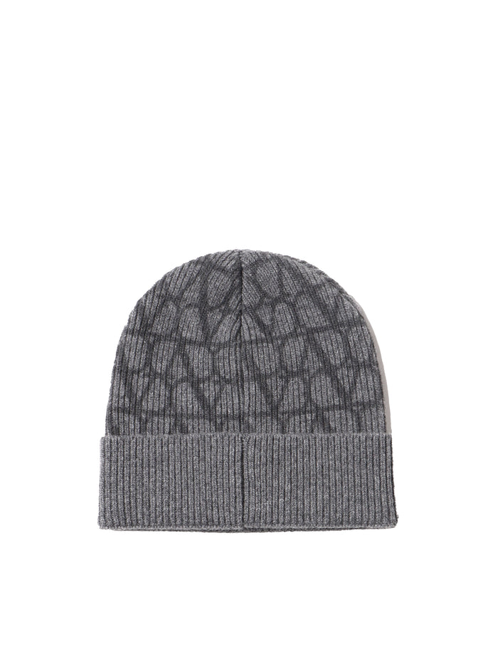 Valentino Garavani Hats St. Toile Iconograph Antracite