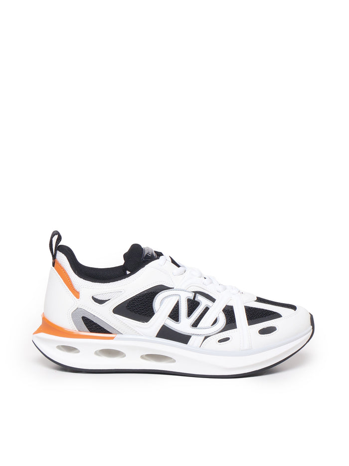 Valentino Garavani Sneakers Bianco-sp.orange/bia-ne/bia-p. Calfskin