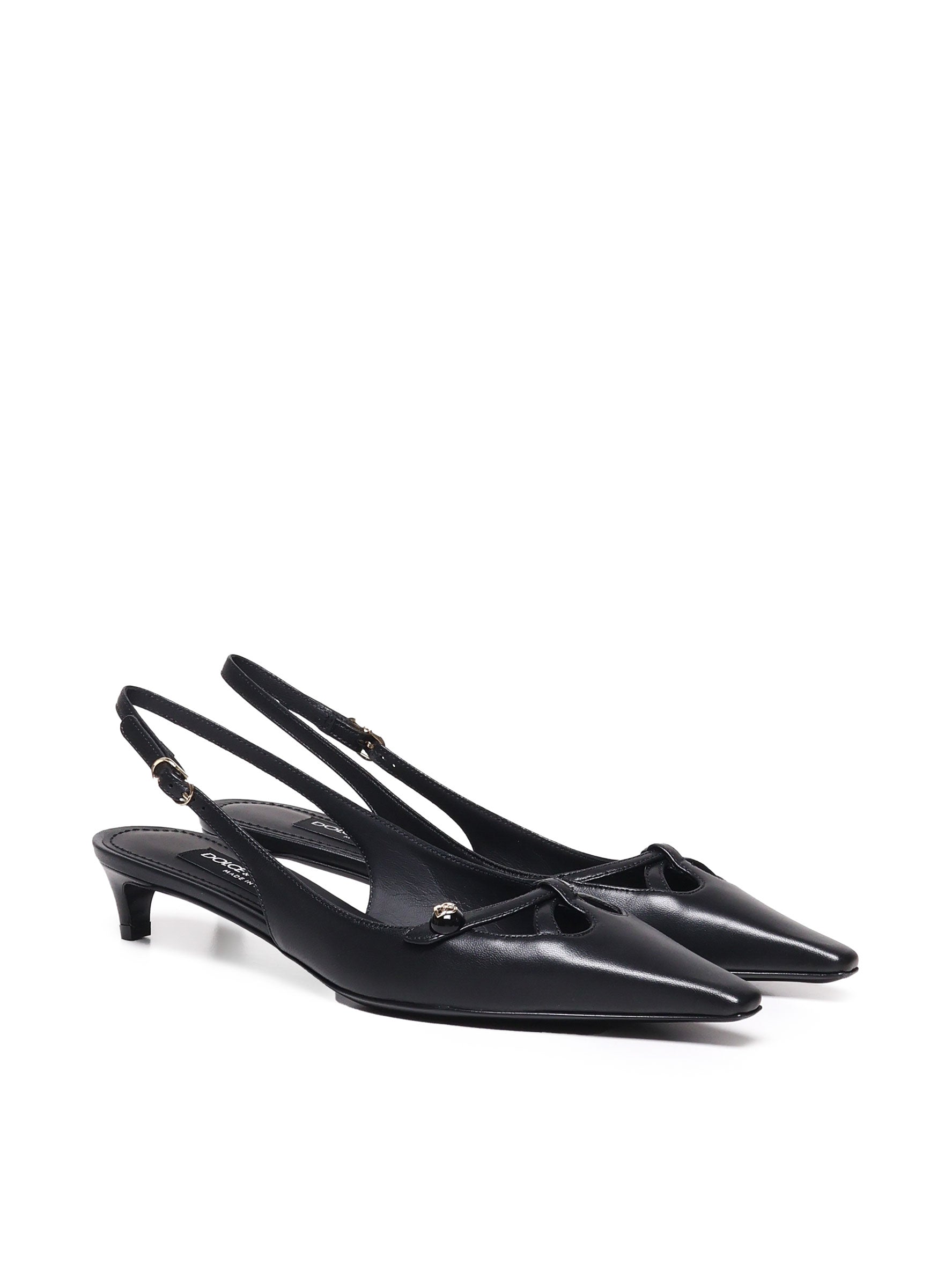 Dolce & Gabbana With Heel Black Lambskin