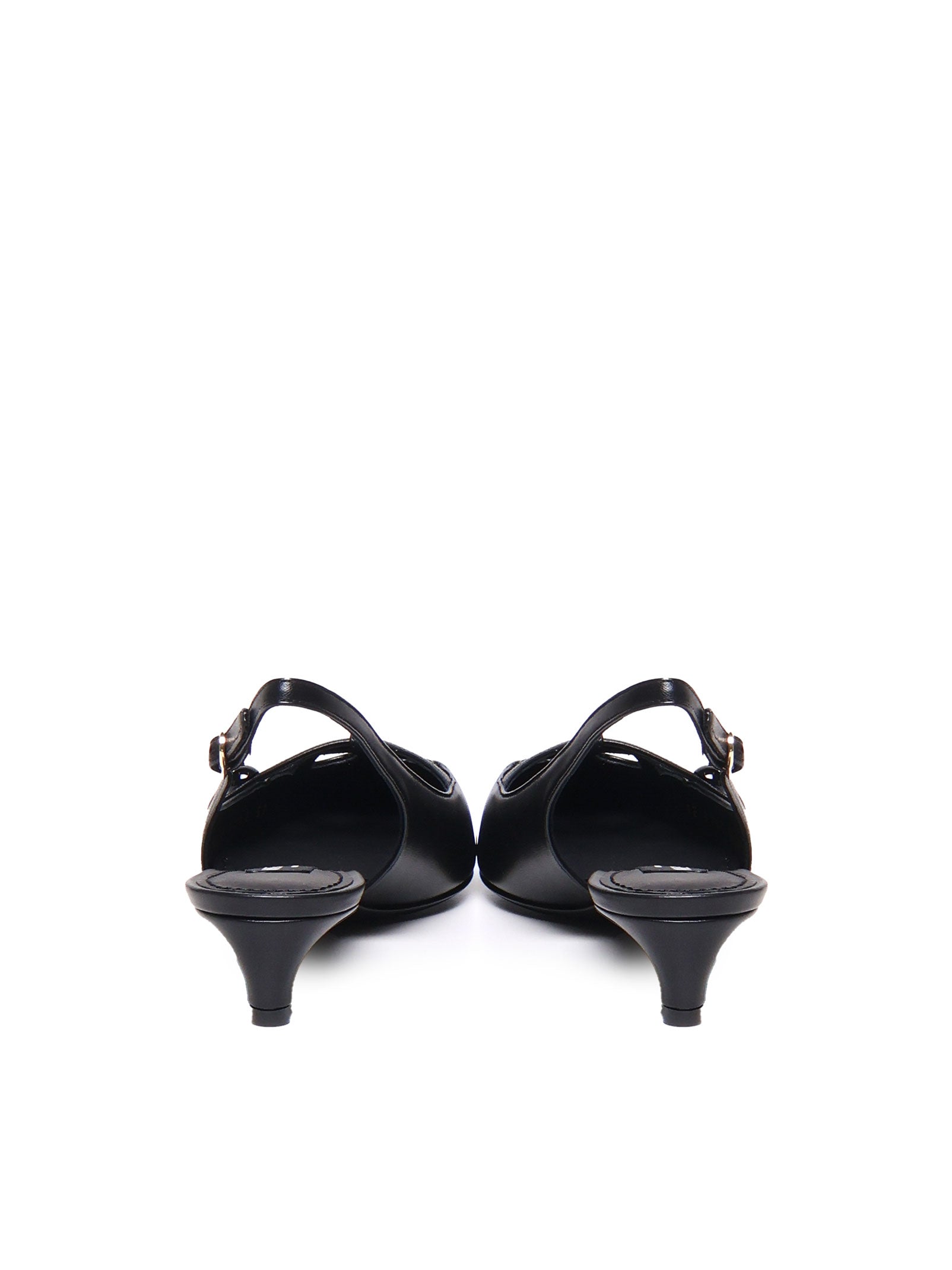 Dolce & Gabbana With Heel Black Lambskin