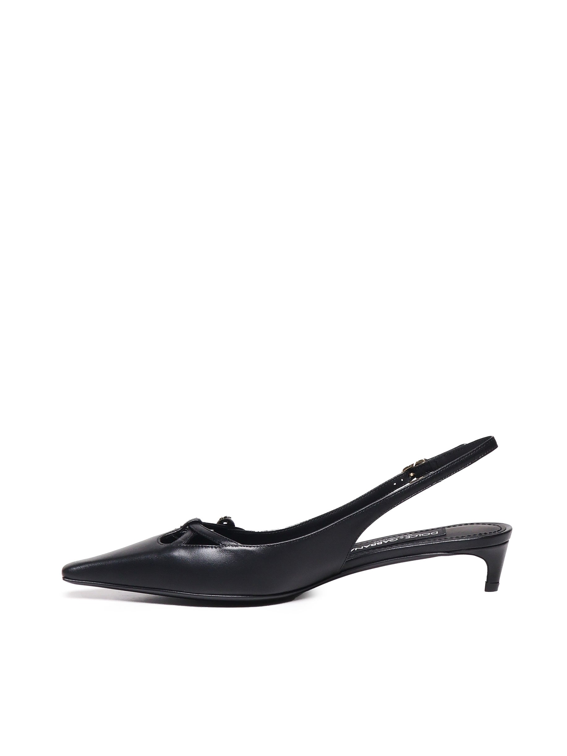 Dolce & Gabbana With Heel Black Lambskin