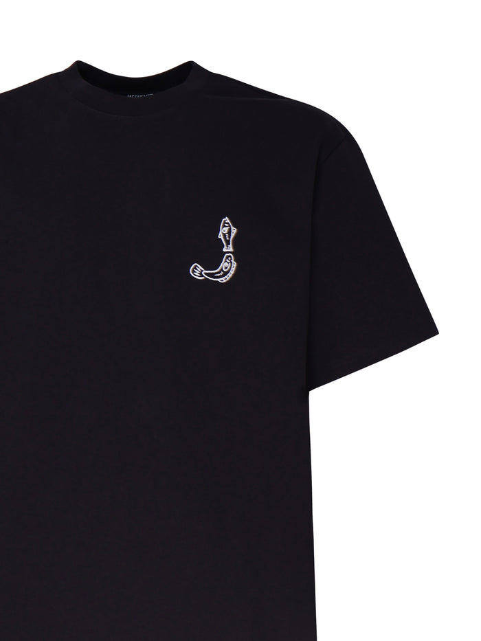 Jacquemus T-Shirts And Polos Blue Principal:coton