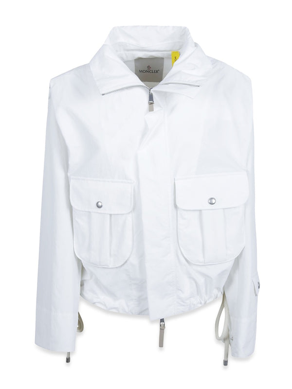 Koli 2 Moncler 1952 Windbreaker Jacket White Matte Polyester