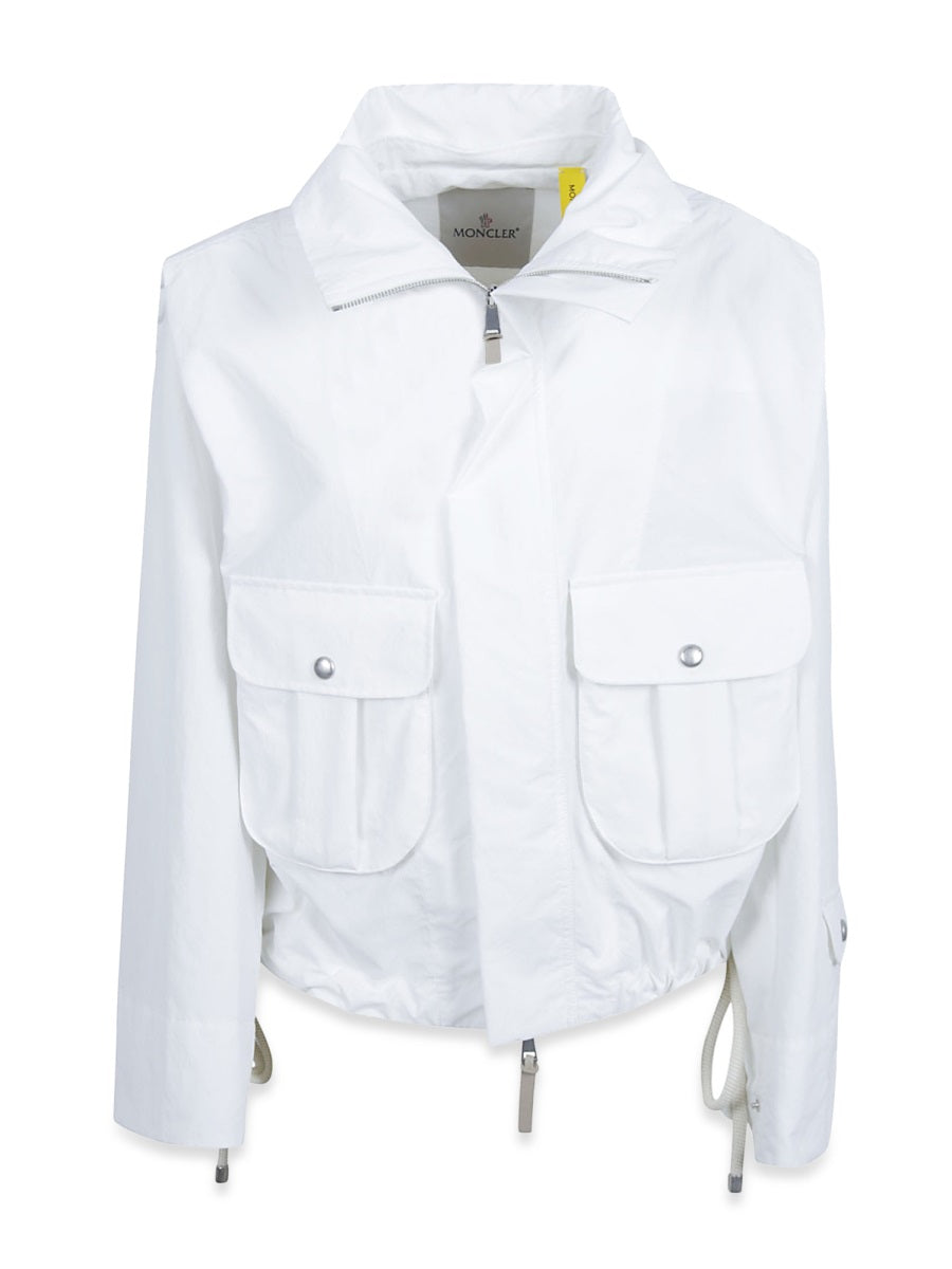 Koli 2 Moncler 1952 Windbreaker Jacket White Matte Polyester