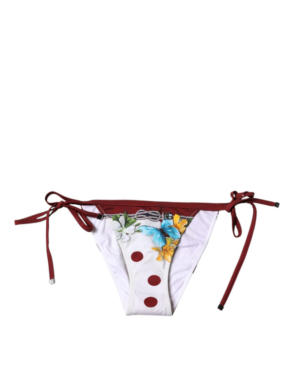 Dolce & Gabbana 75% Nylon 25% Elastane bikini bottom in white