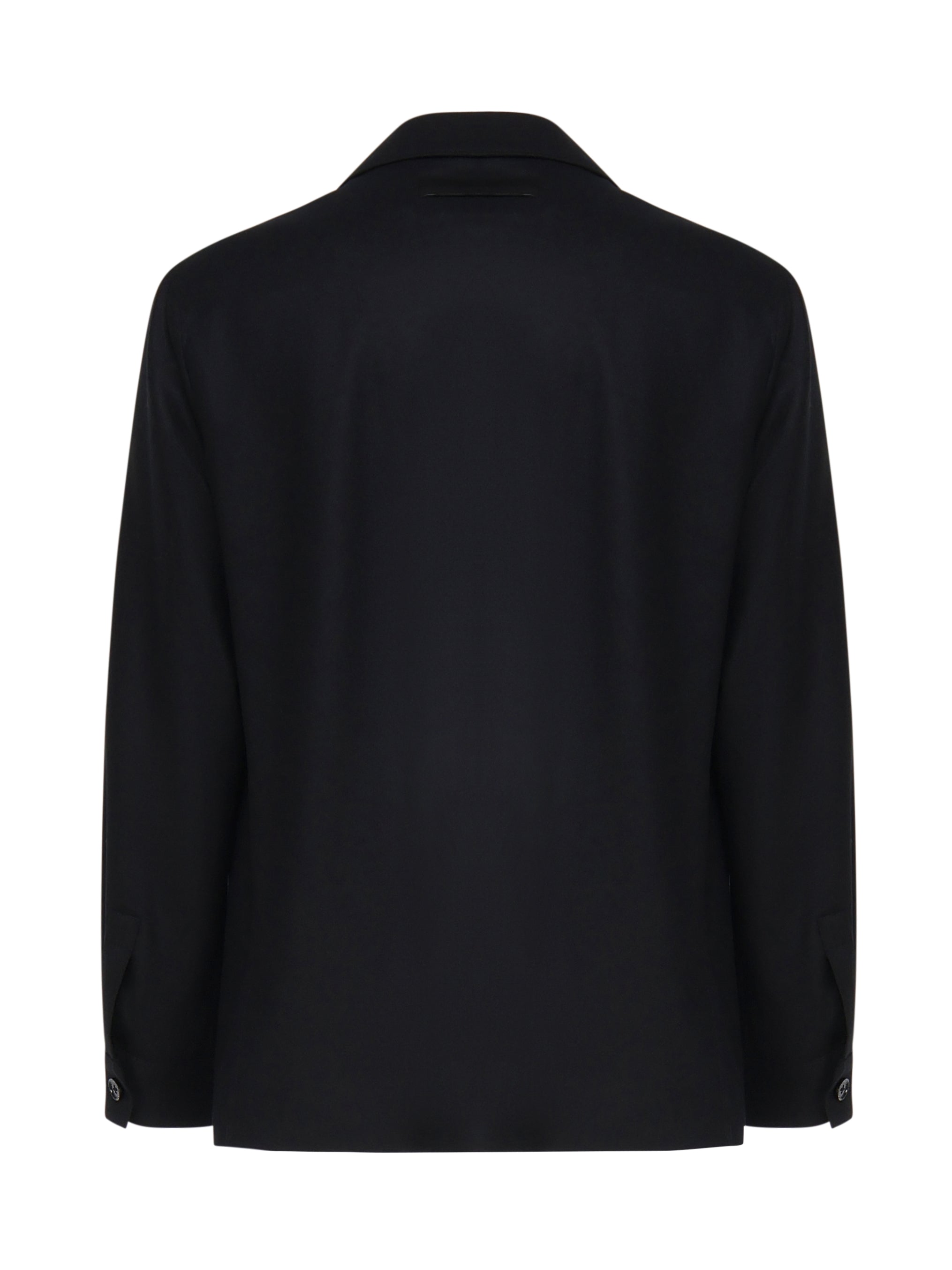 Zegna Jackets Blue Wool