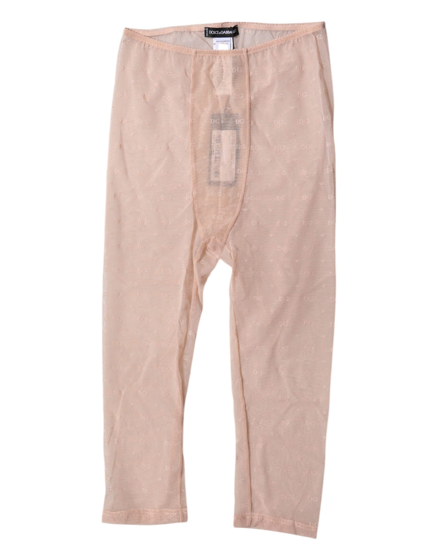 Dolce & Gabbana 93% Nylon 7% Elastane leggings in beige