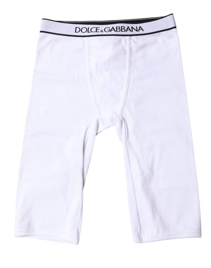 Dolce & Gabbana 95% Cotton leggings in white