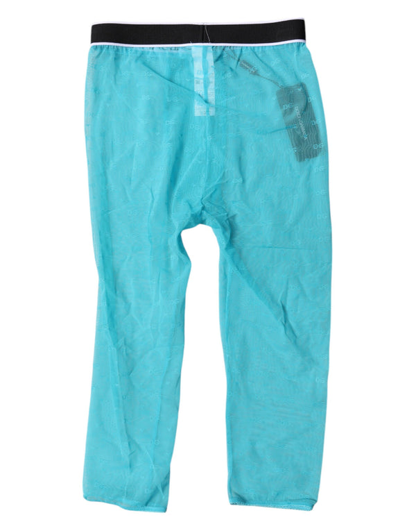 Dolce & Gabbana 92% Nylon 8% Elastane leggings in blue