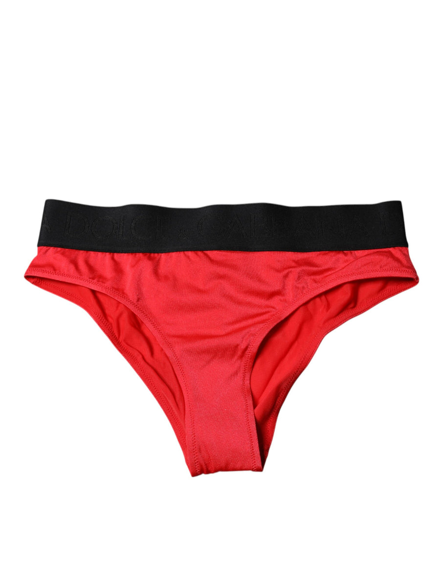 Dolce & Gabbana 80% Nylon panty in red
