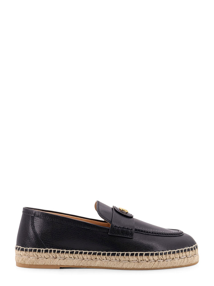Valentino Garavani Flat Shoes Black Pelle