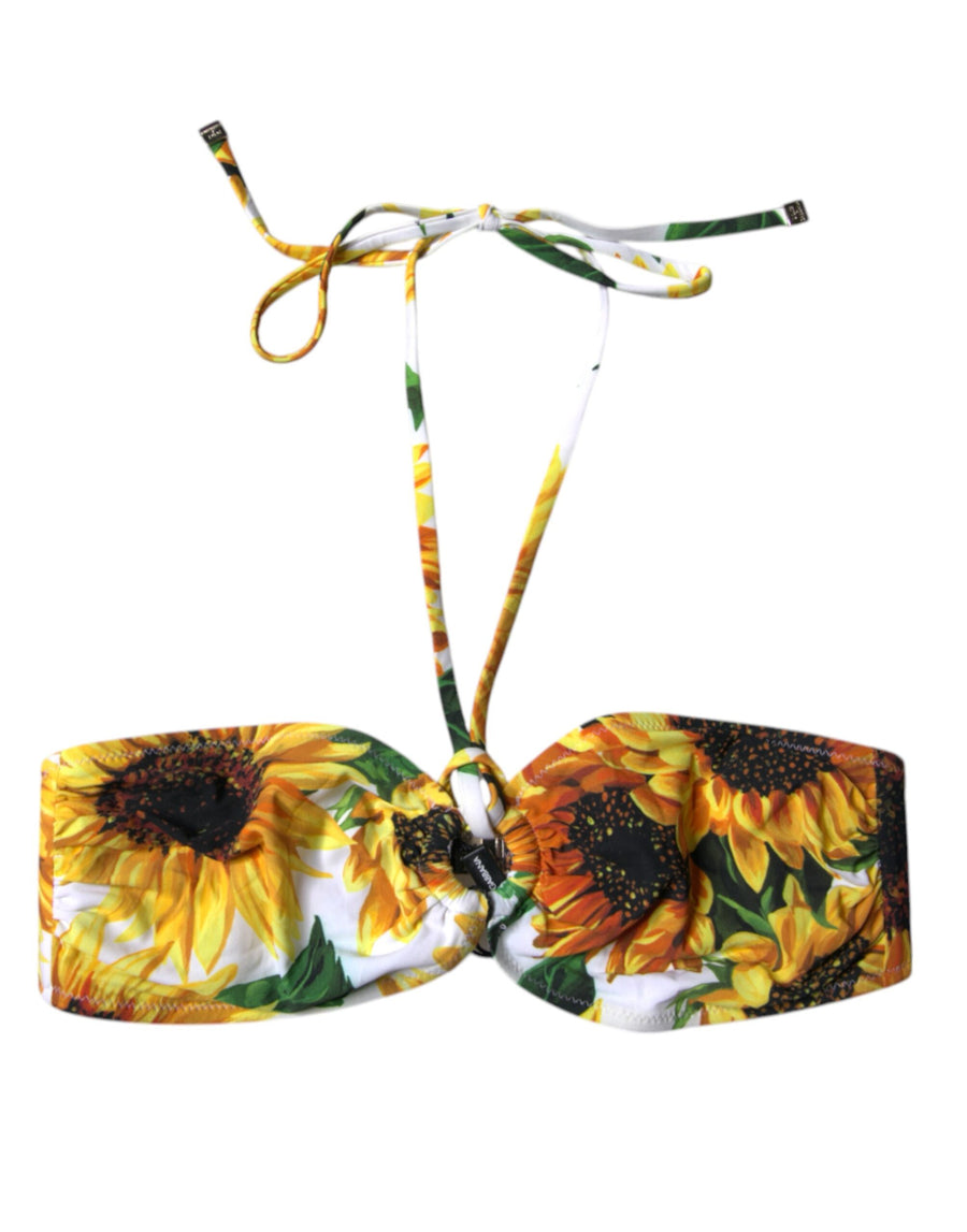 Dolce & Gabbana 75% Nylon 25% Elastane bikini top in multicolor