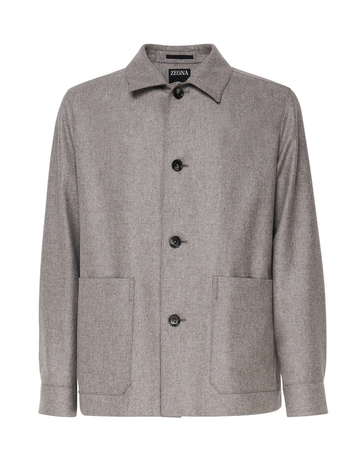 Zegna Jackets Brown Wool
