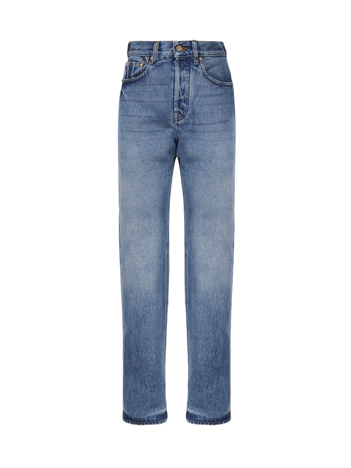 Jacquemus Jeans Blue Tabac Cork - Cotton