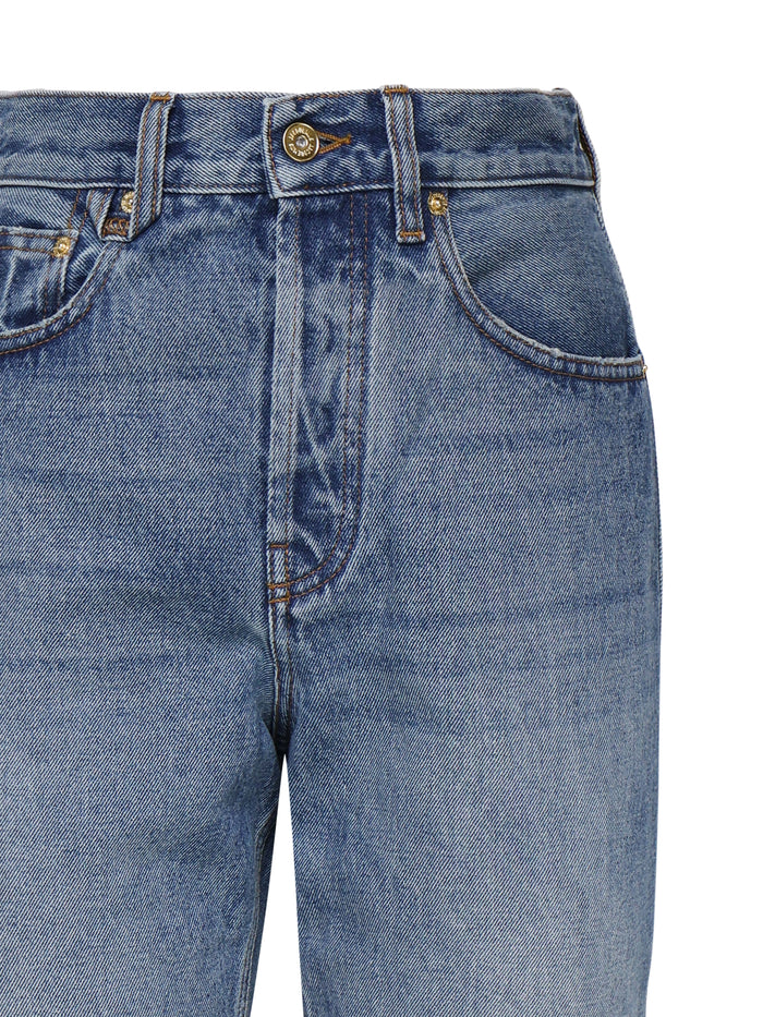 Jacquemus Jeans Blue Tabac Cork - Cotton