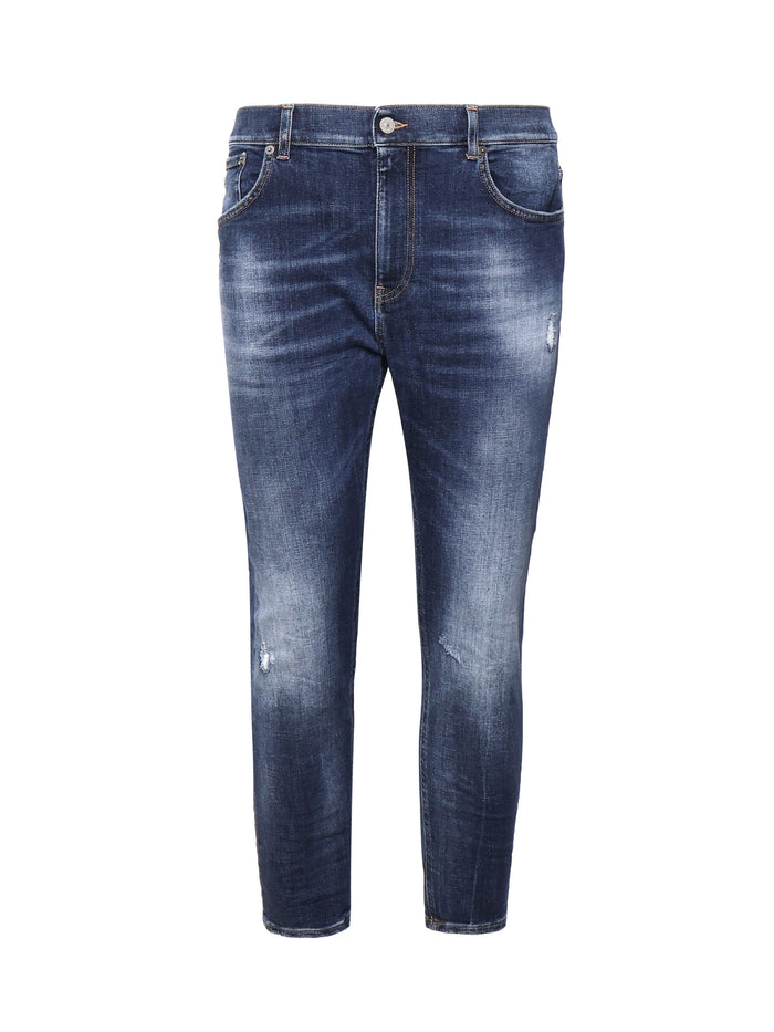Dondup Jeans Blue Cotton Denim