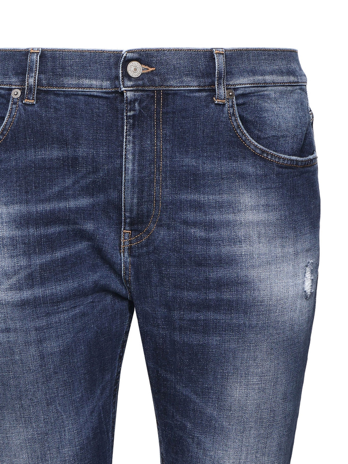 Dondup Jeans Blue Cotton Denim