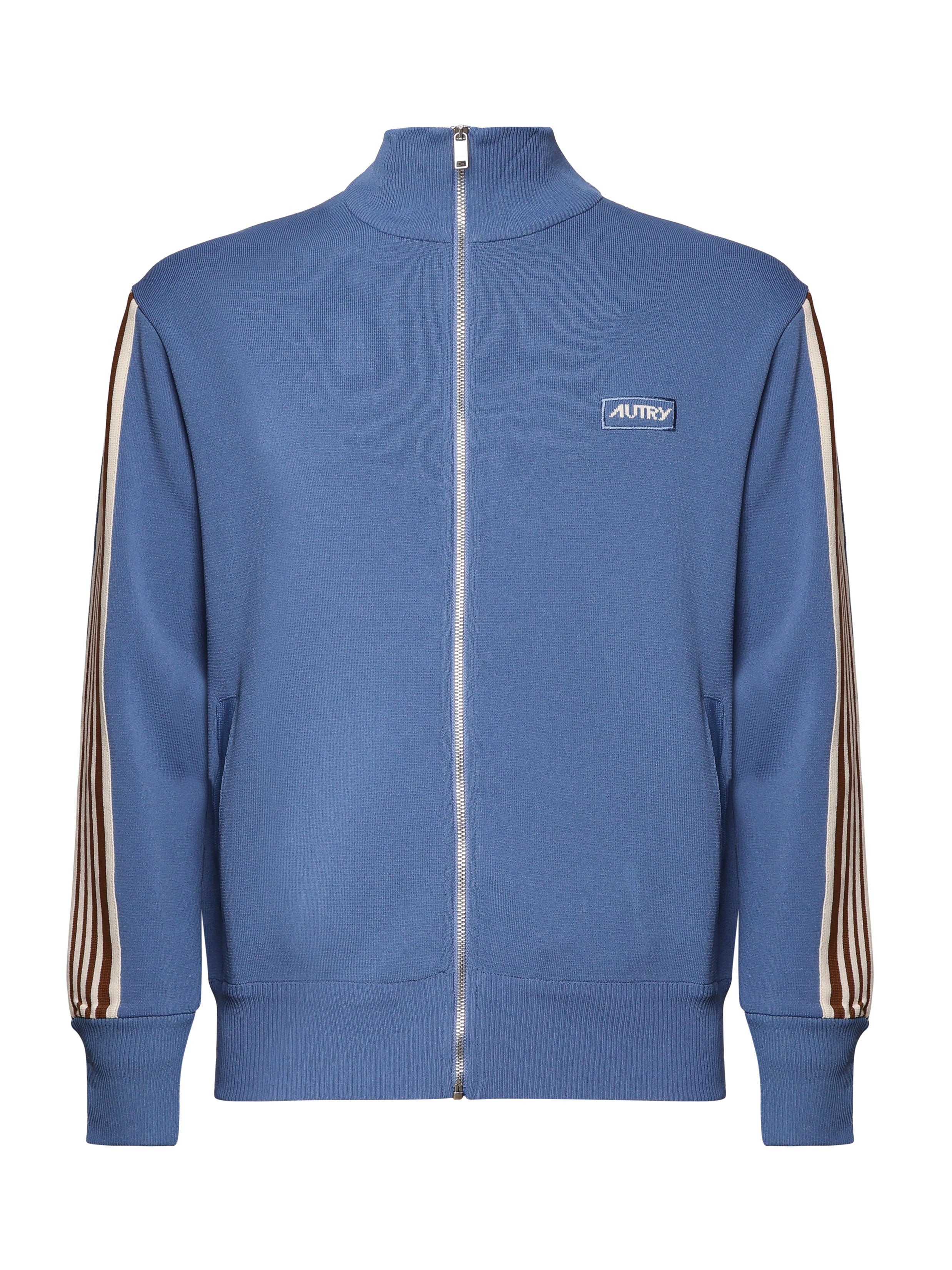Autry Jackets Blue Viscose + Polyamide