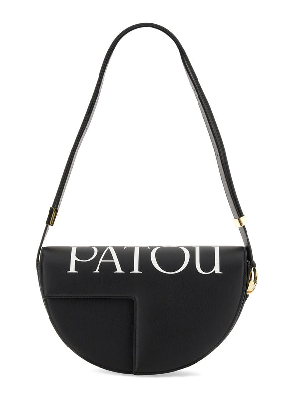 Leather Shoulder Bag Black