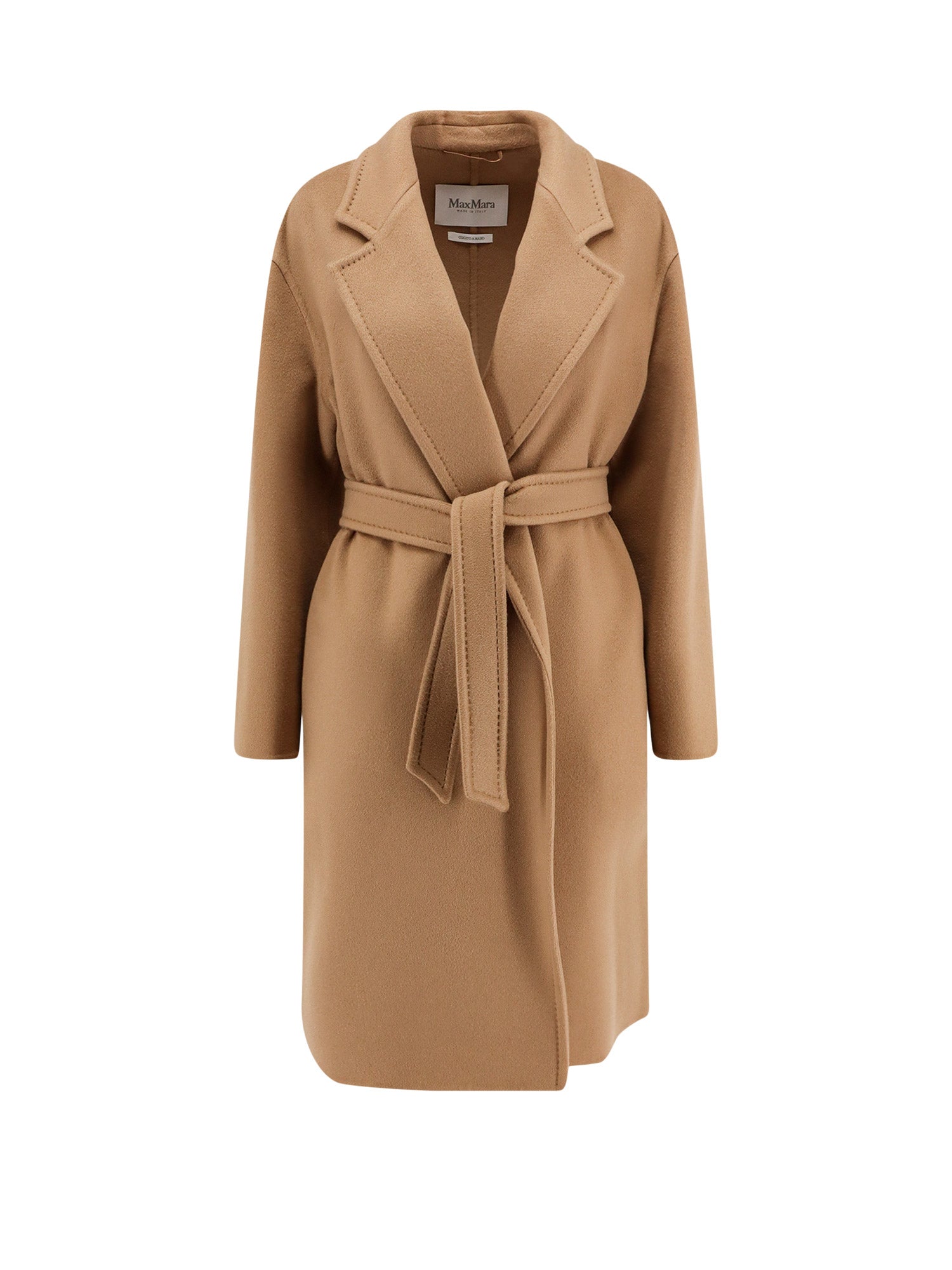 Max Mara Coats Beige Cashmere