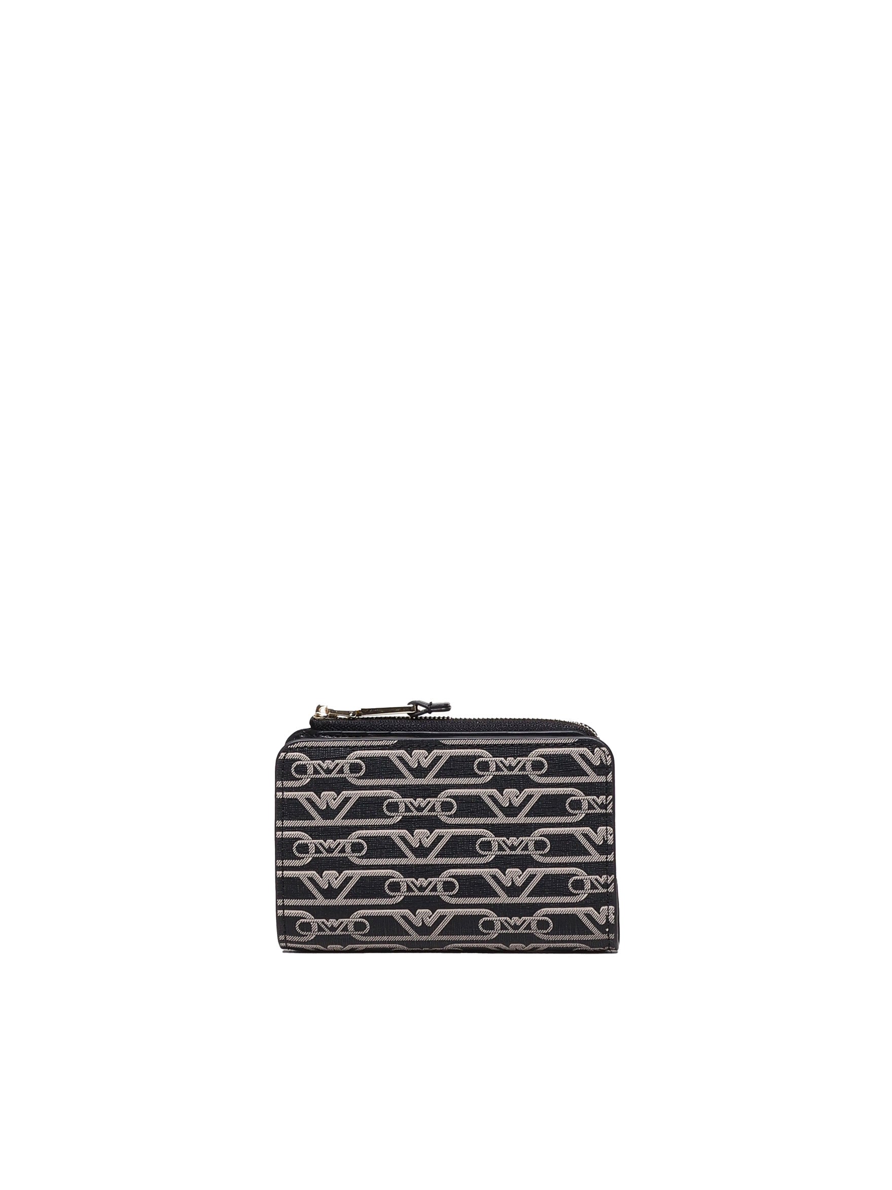 Emporio Armani Wallets Nero-ecru