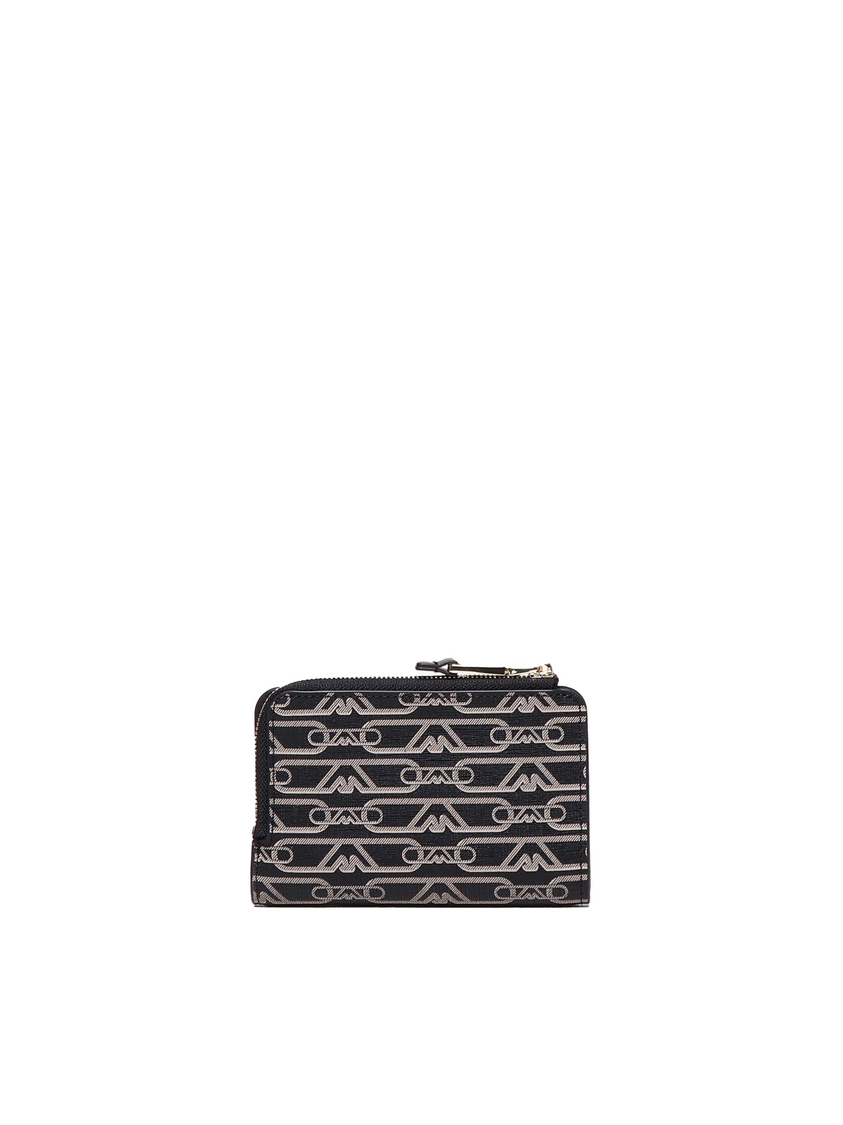Emporio Armani Wallets Nero-ecru