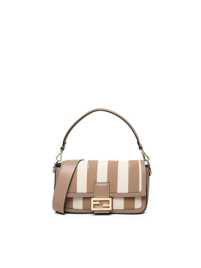 Fendi Bags Beige, Sand Jacquard
