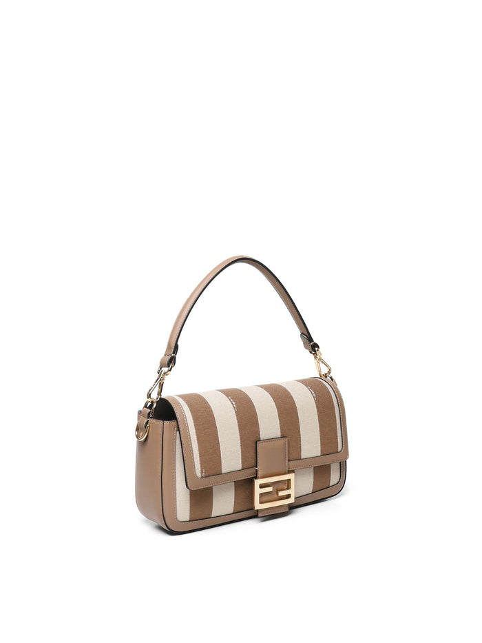 Fendi Bags Beige, Sand Jacquard