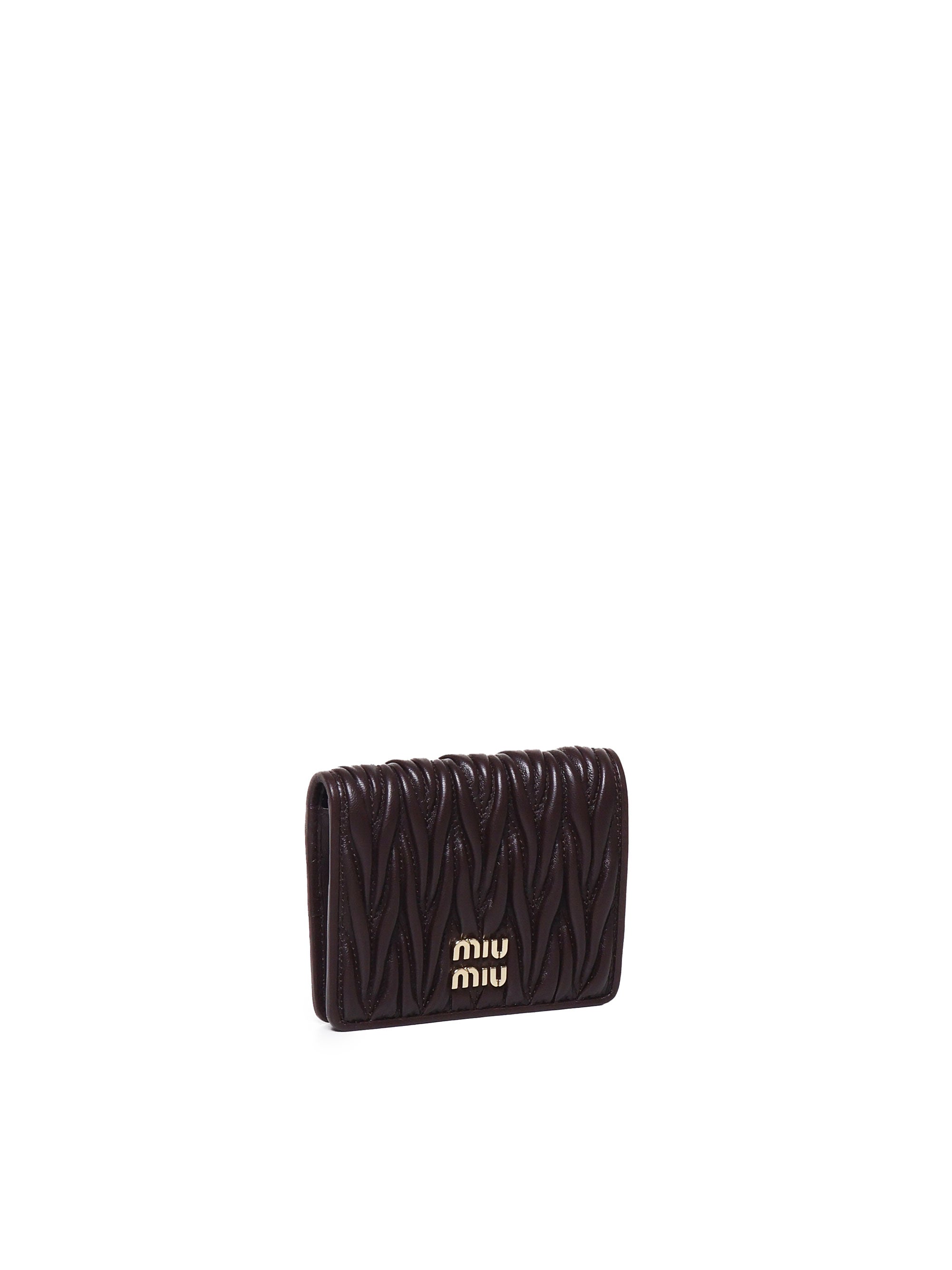 Miu Wallets Black Agnello