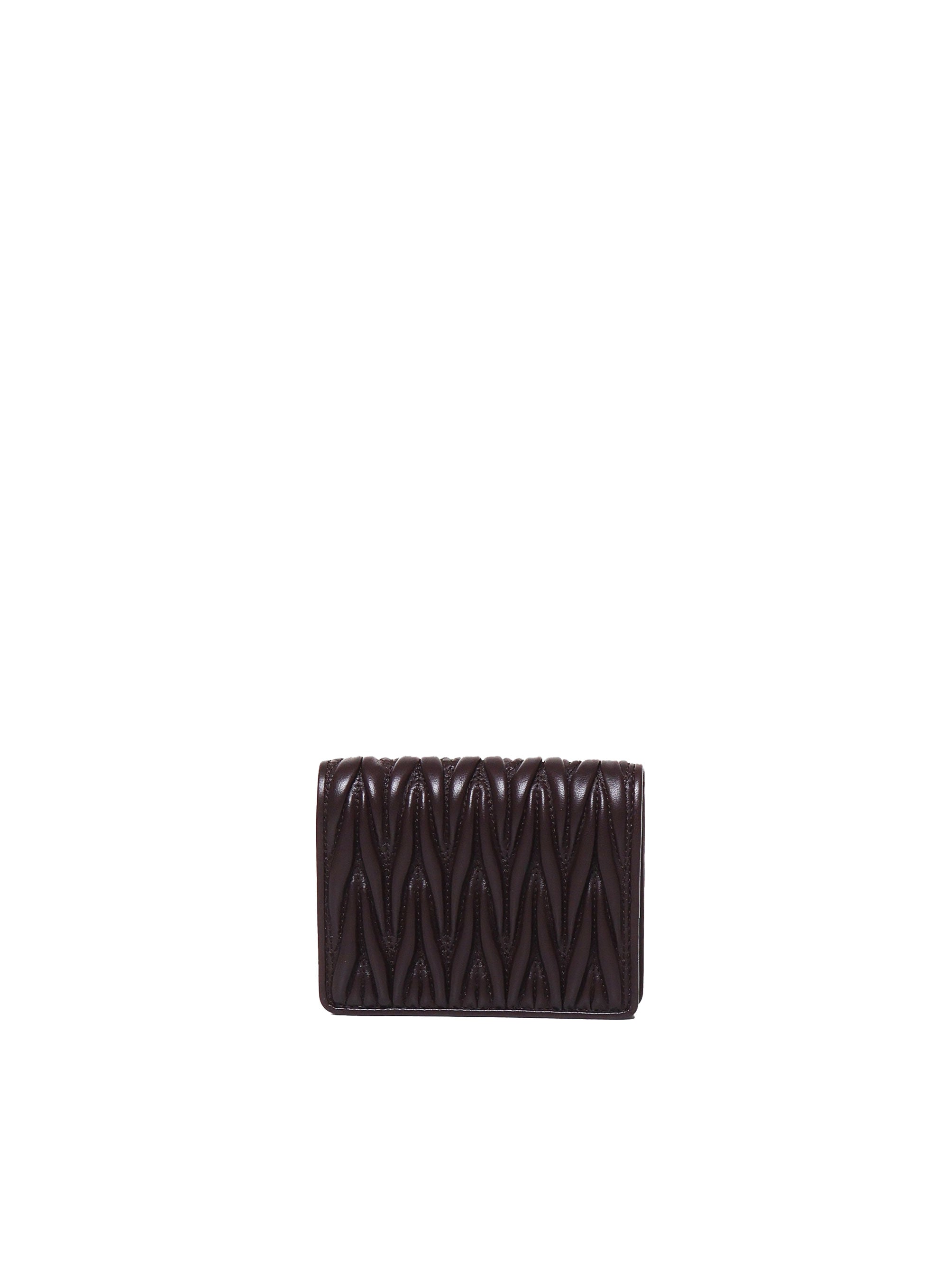 Miu Wallets Black Agnello