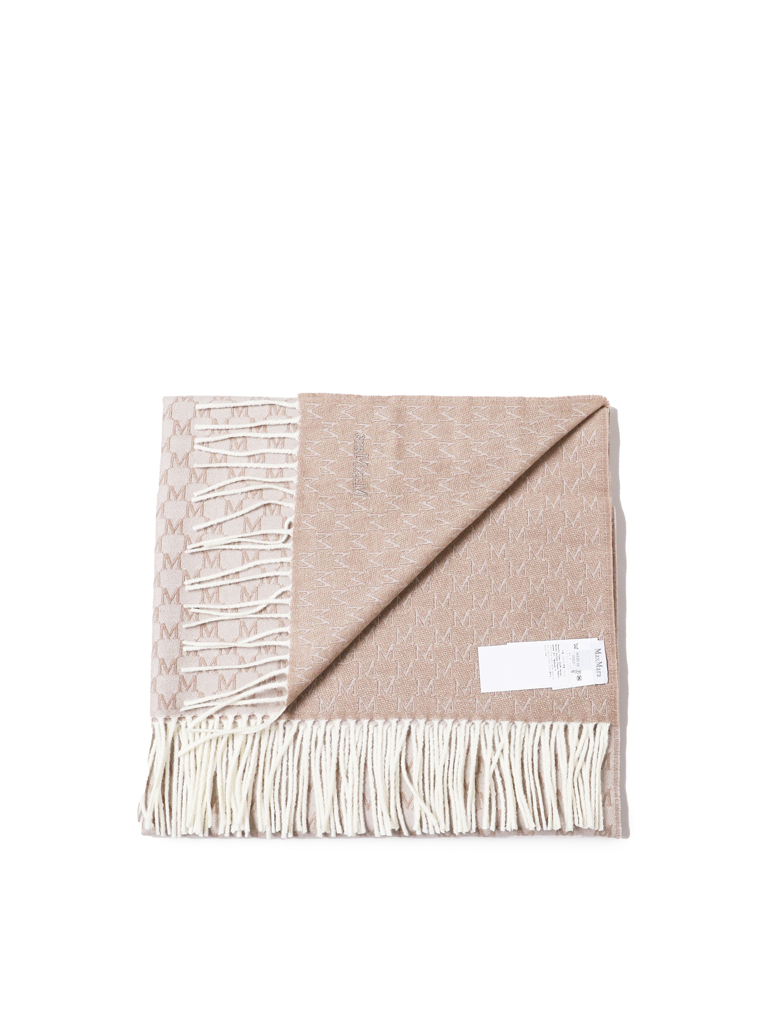 Max Mara Scarfs Sand Wool