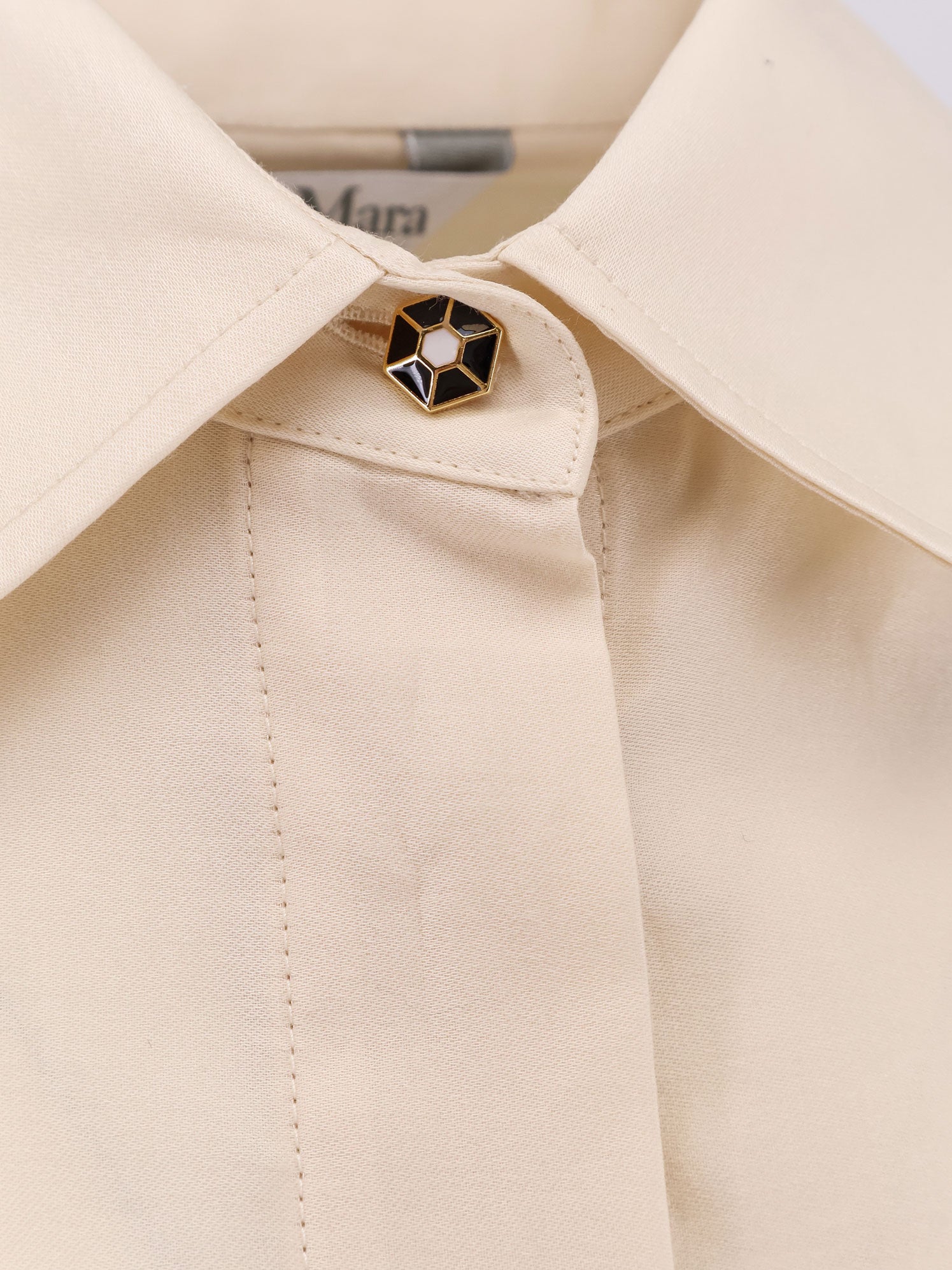 Max Mara Shirts Beige Cotone