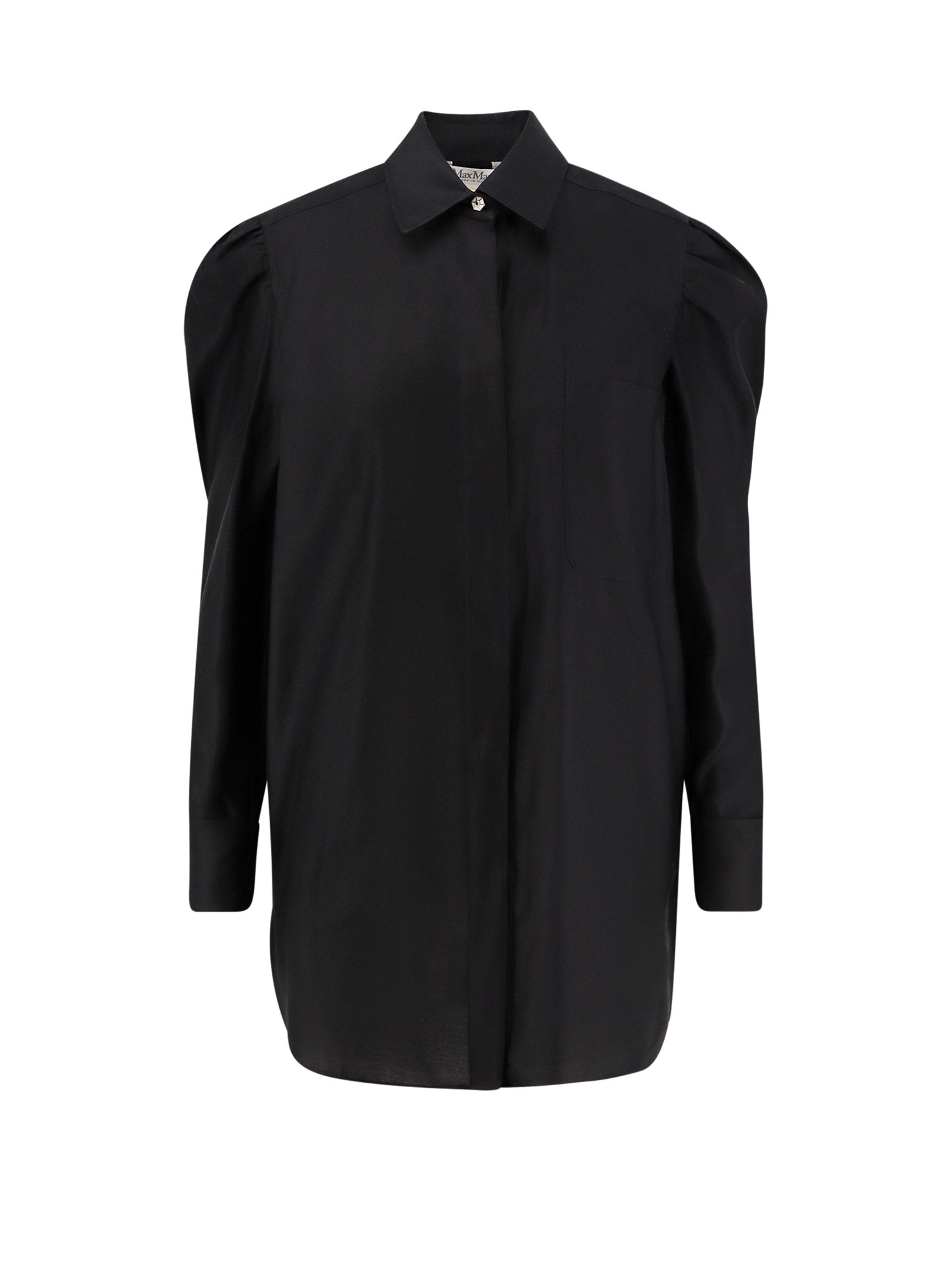 Max Mara Shirts Black Cotone