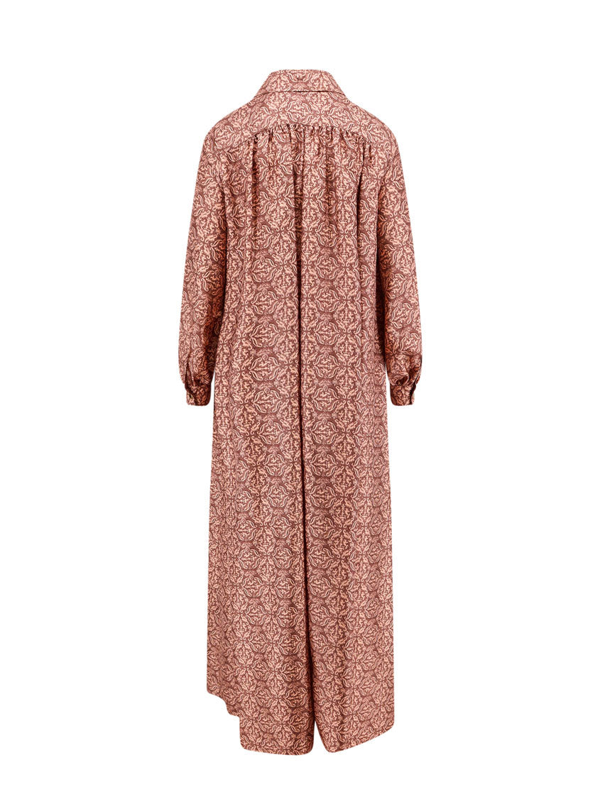 Max Mara Dresses Brown Seta