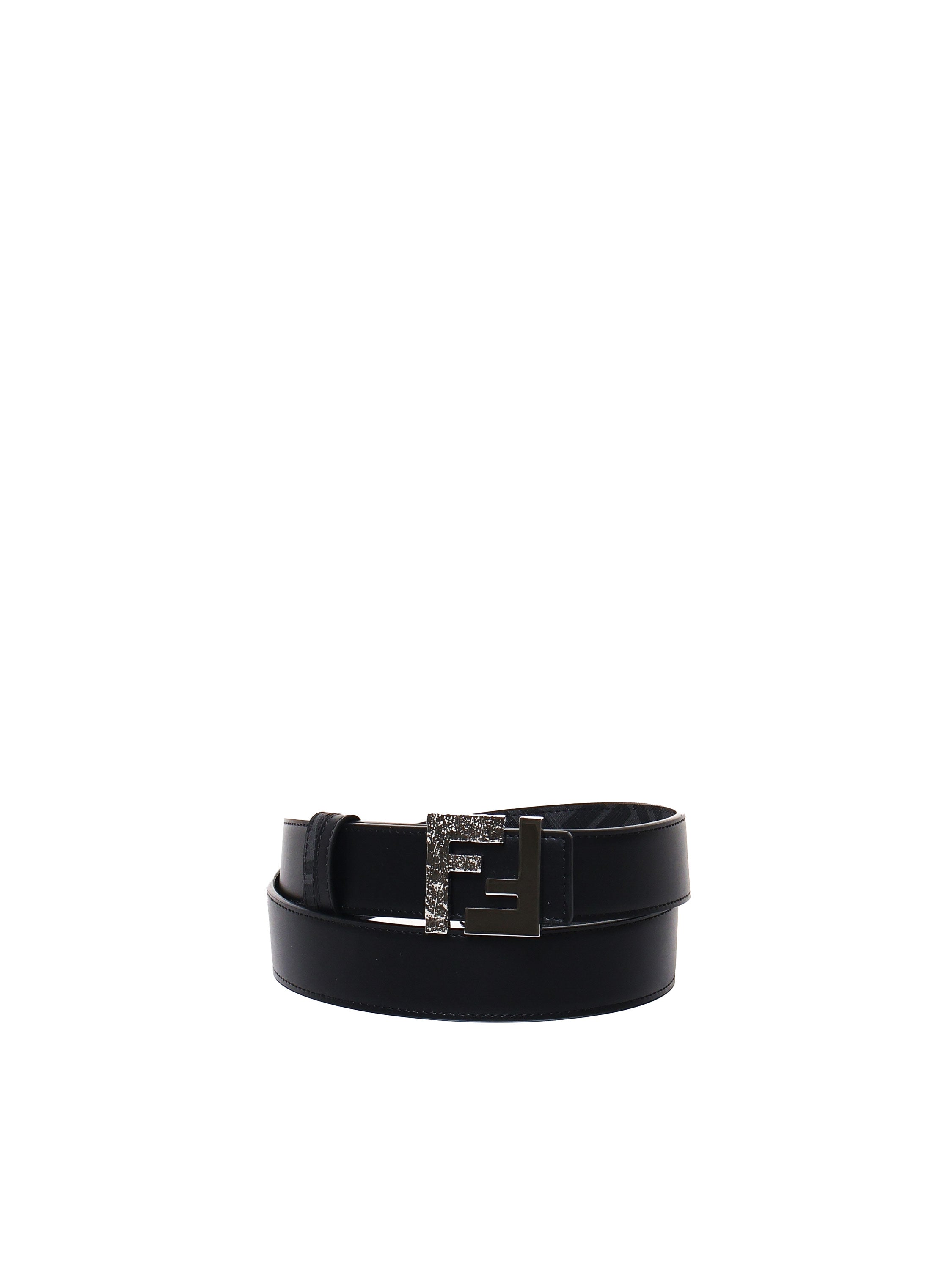 Fendi Belts Black Vit+pu