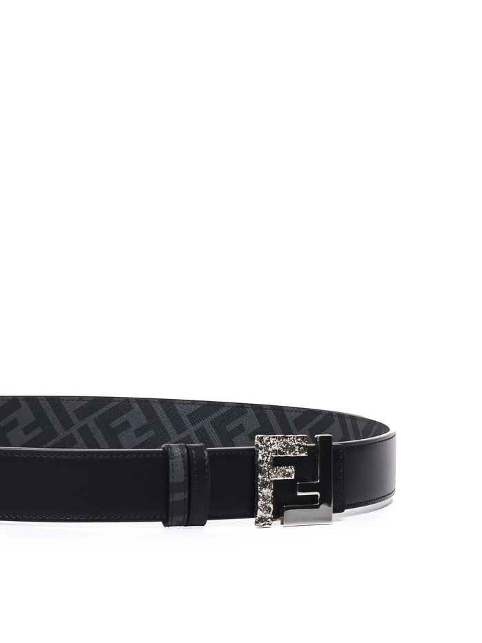 Fendi Belts Black Vit+pu