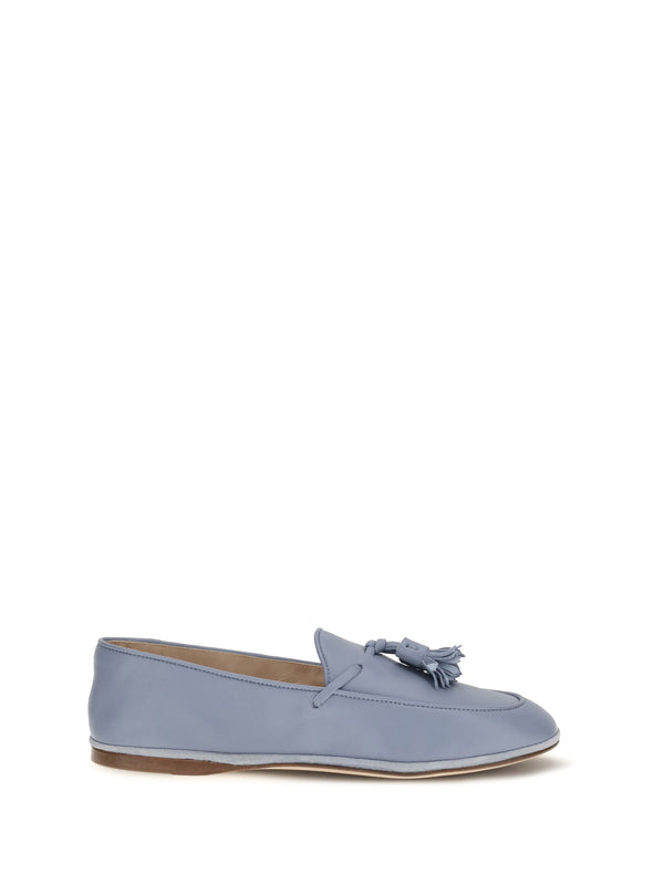 Fratelli Rossetti 100% Calf Leather Bos Taurus loafer in blue